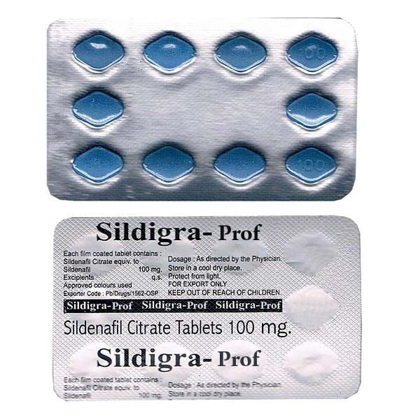 Sildigra Prof 100 Mg Tablets Buy Online